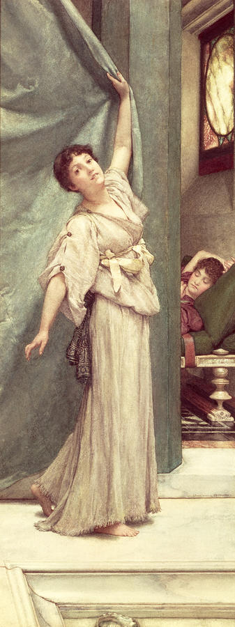 Curtain Painting - Midday Slumbers  by Lawrence Alma-Tadema