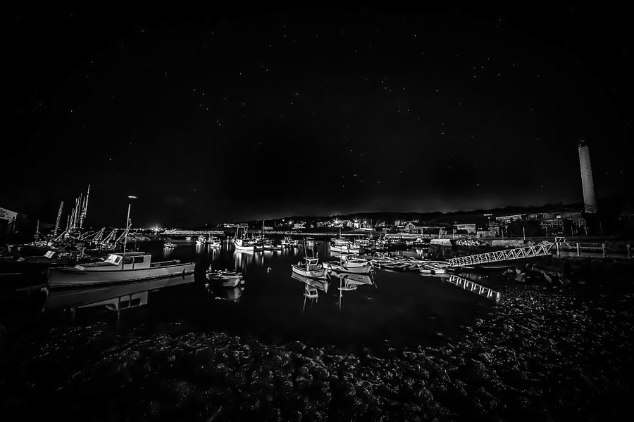 Midnight at the Wharf Photograph by Kate Hannon