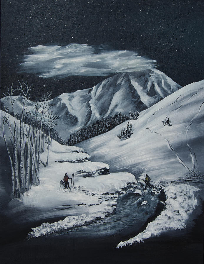 Midnight Crossing Painting by Michael Scott