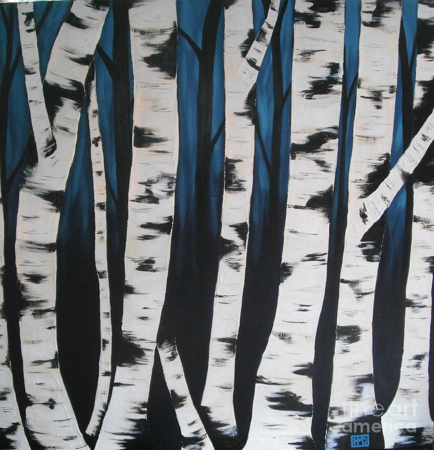 Nature Painting - Midnight by Holly Donohoe