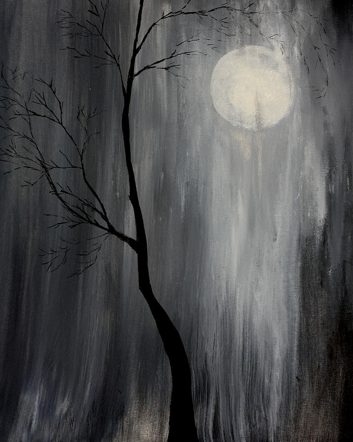 Fantasy Painting - Midnight Rain by Gray  Artus