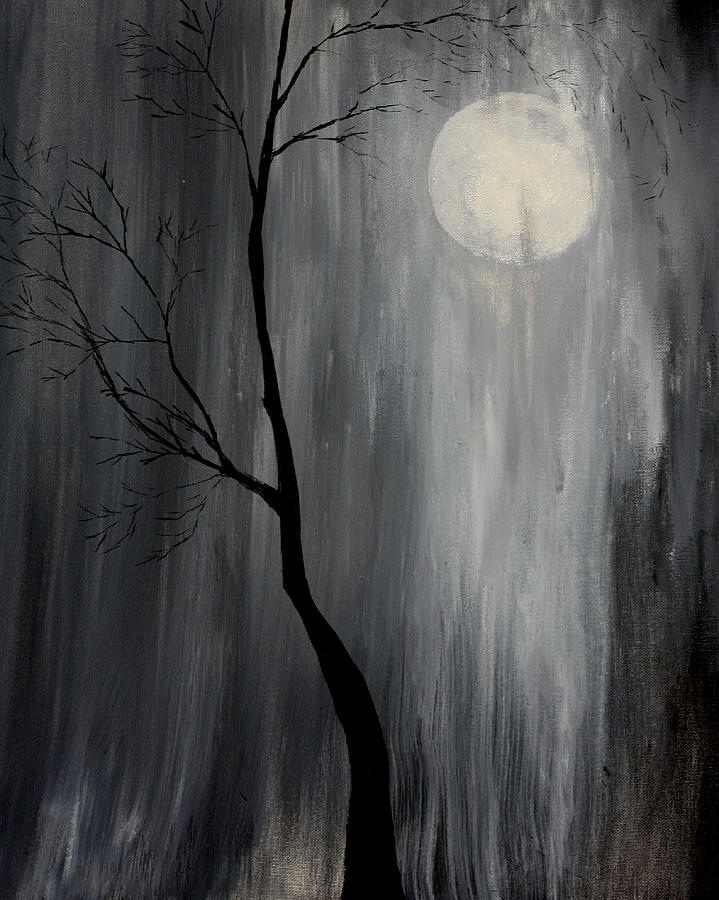 Midnight Rain Painting by Gray Artus Fine Art America