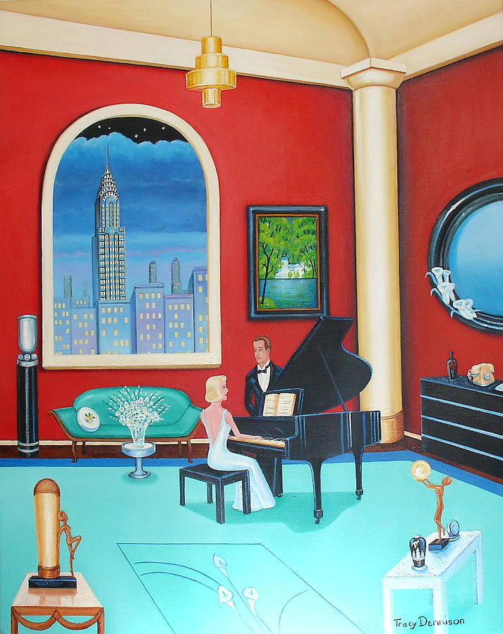 Midnight Serenade   Painting by Tracy Dennison