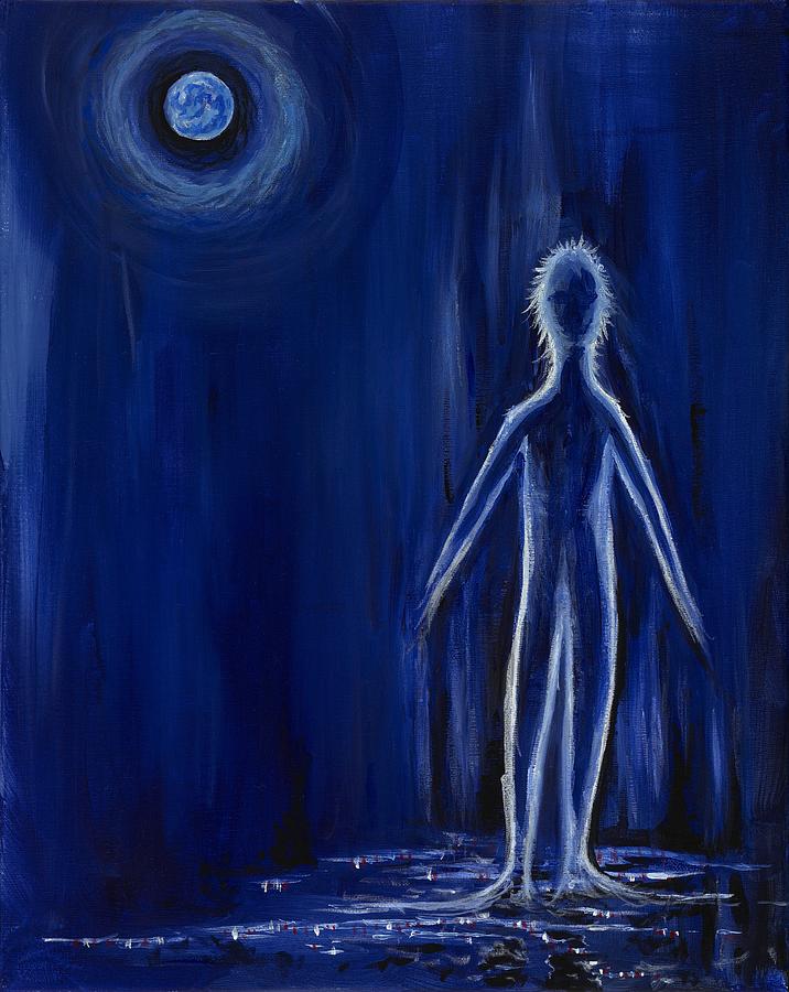 Midnight Stroll Painting by David Junod