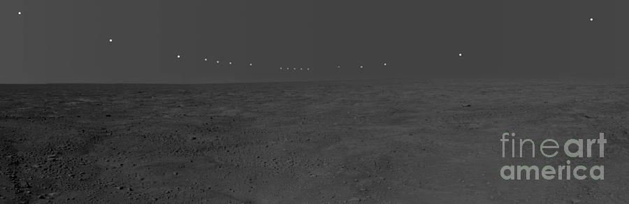 Midnight Sun On Mars Photograph by Nasa