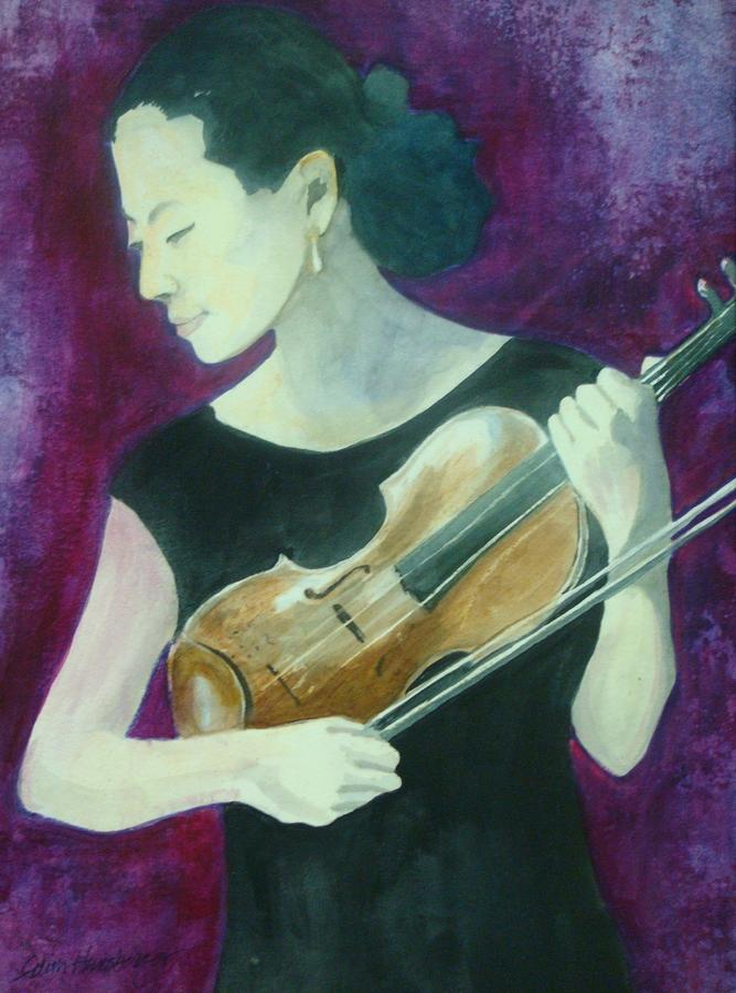 Midori Painting by Edith Hunsberger