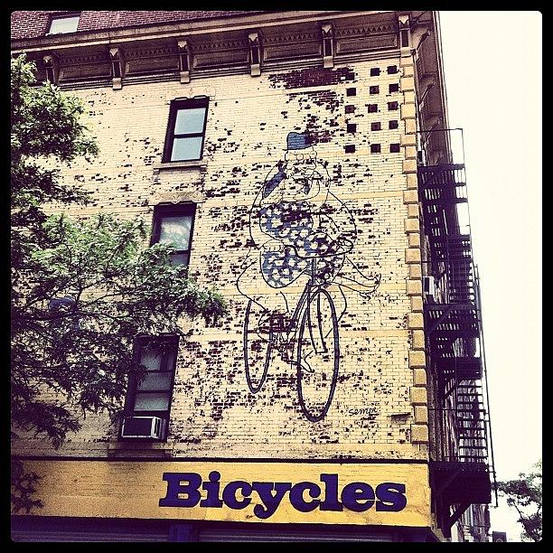 Bicycle Photograph - Midtown Bicycles In Hells Kitchen by Arnab Mukherjee