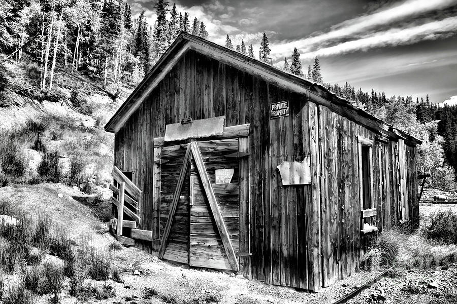 Midwest Mine 1 BW Photograph by Lana Trussell