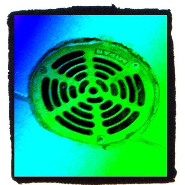 Abstract Photograph - Mifab Drain #drain #grate #circular by Michael Witzel