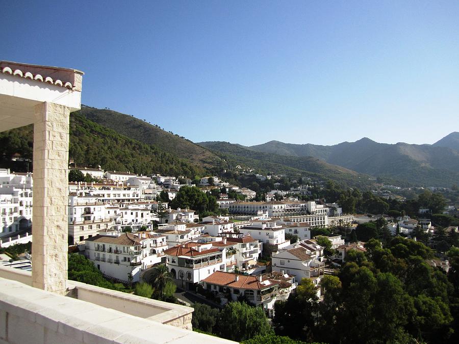 Mijas Mountain White Archtectural View Spain Photograph by John Shiron