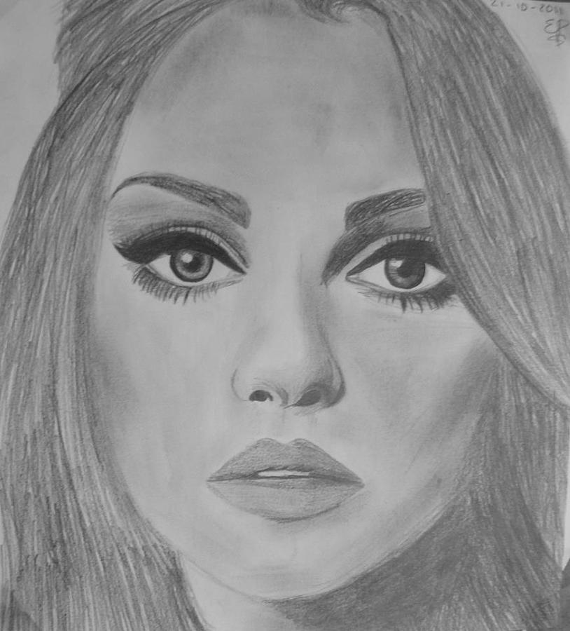 Mila Kunis Drawing by Eline Plaum | Fine Art America