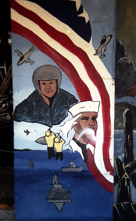 Military Mural Photograph by Doug Duffey