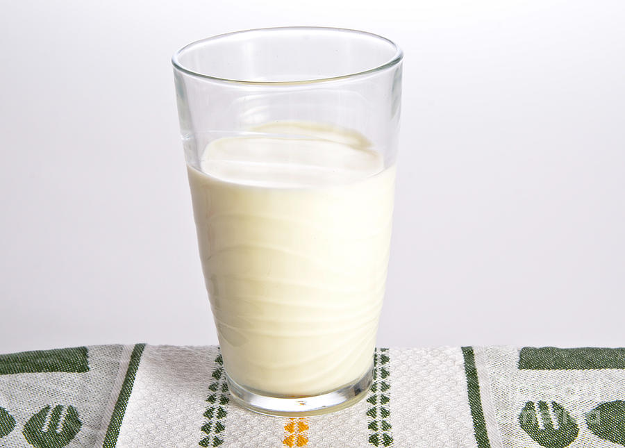 Milk Photograph by Photo Researchers, Inc.
