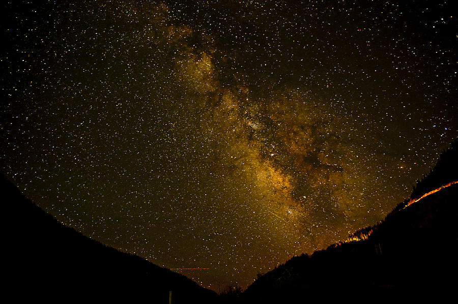 Milky Way In the Mountains Photograph by Melany Sarafis