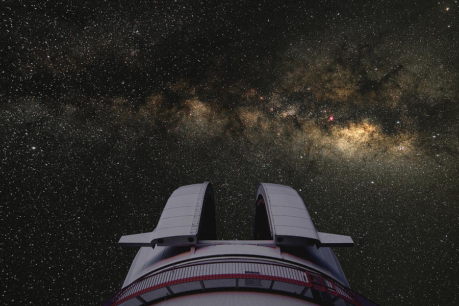 Milky Way Overhead Photograph by Larry Landolfi