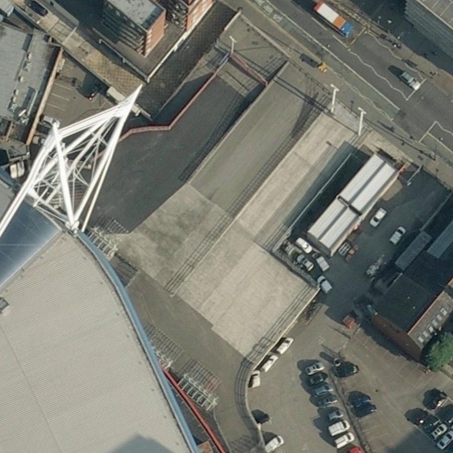 City Photograph - Millennium Stadium Car Park, Aerial View by Getmapping Plc