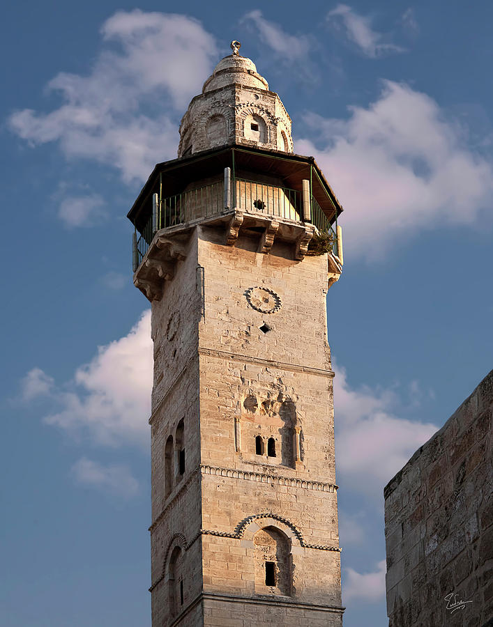 Minaret Near The Church Of the Holy Sepulcher Photograph by Endre Balogh