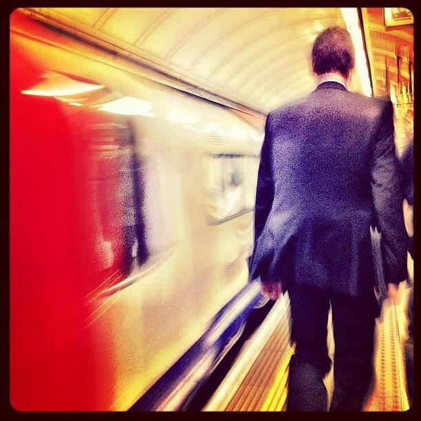 London Photograph - Mind The Gap. #iphone4s #london by Philip Watson