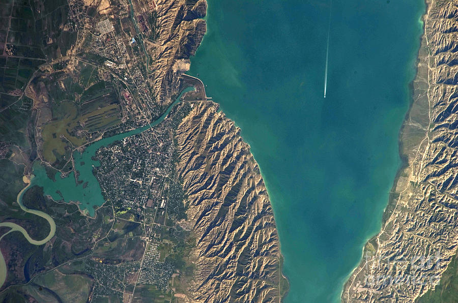 Mingachevir Reservoir, Azerbaijan Photograph by NASA/Science Source
