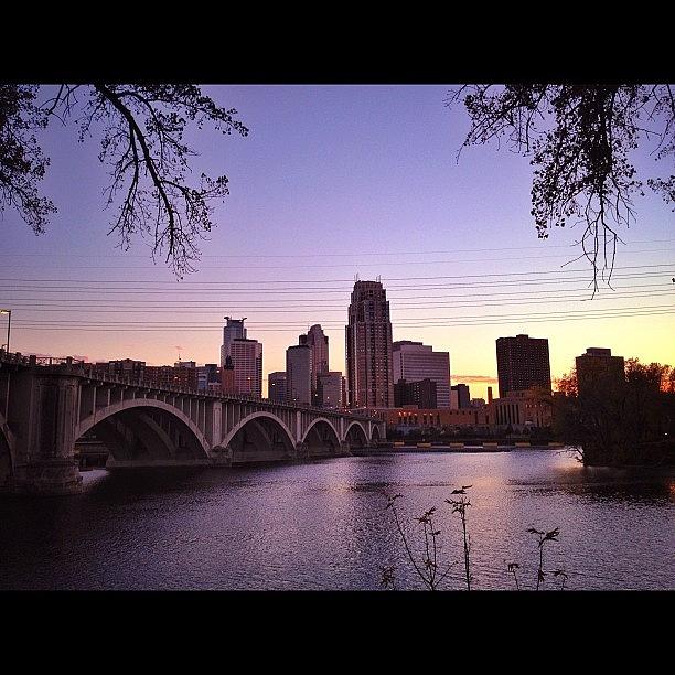 Nature Photograph - #minneapolis #cityscape From by Mike S