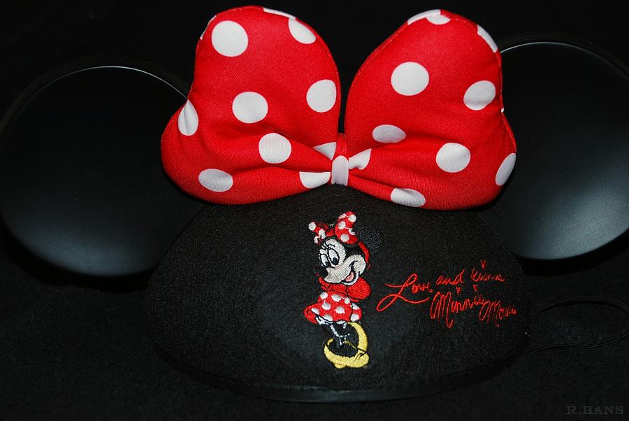 Minnie Mouse Ears Digital Art by Rob Hans
