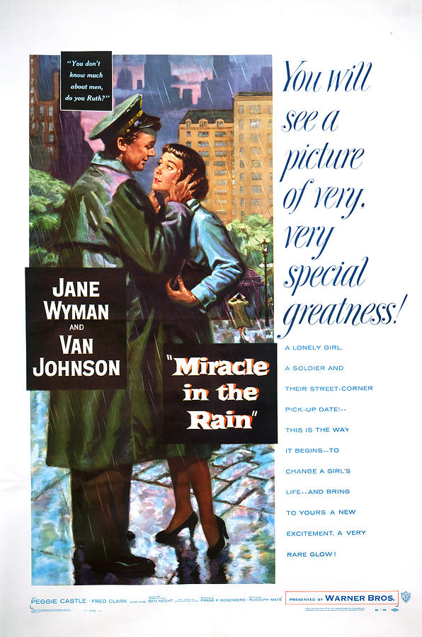 Movie Photograph - Miracle In The Rain, From Left Van by Everett
