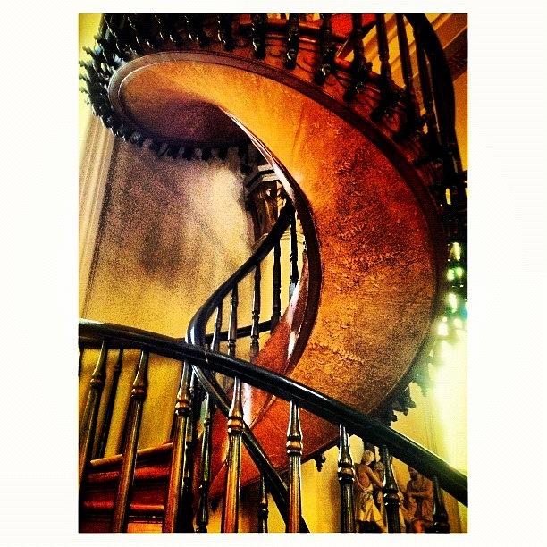 Church Photograph - Miracle Staircase Loretto Chapel by Paul Cutright