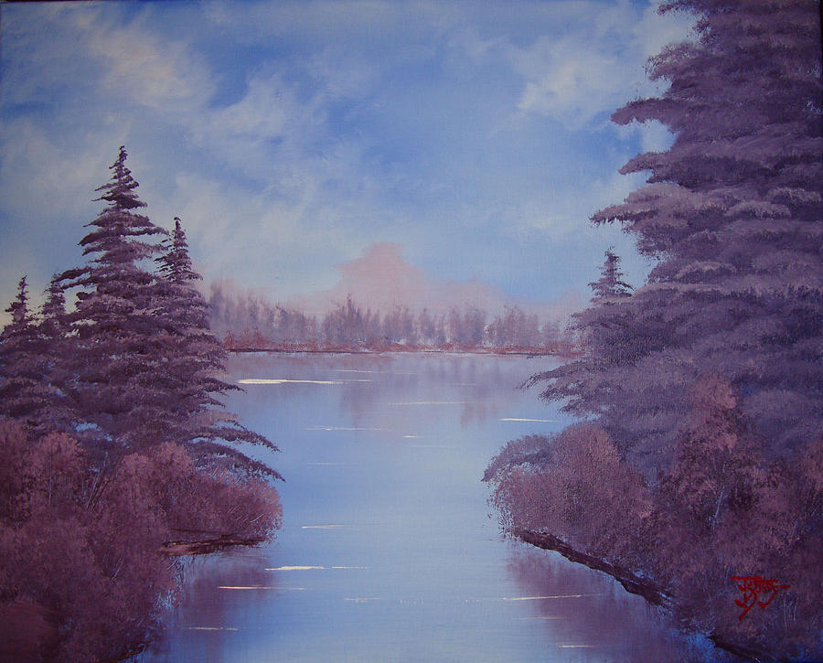 Mirror Lake Painting by Justin Dobbs - Fine Art America