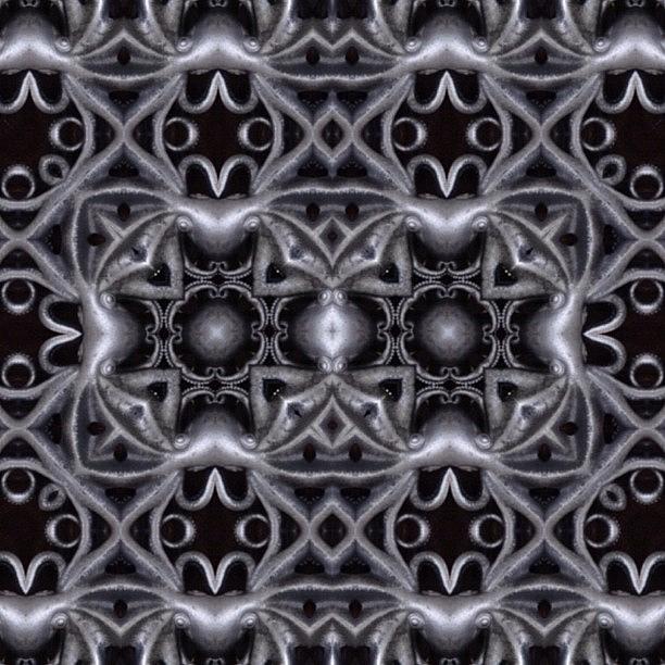 Octopus Photograph - #mirrorgram #texture #metal #octopus by Aubrey Erickson