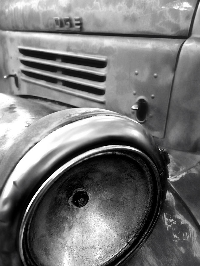 Truck Photograph - Missing Pieces - Vintage Dodge Truck by Steven Milner