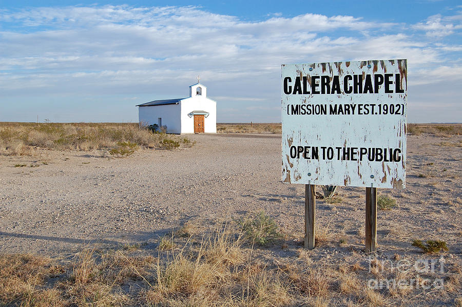 Mission Chapel in West Texas Photograph by Shawn OBrien