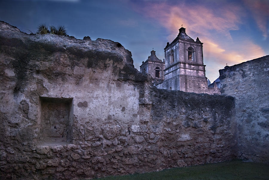 San Antonio Photograph - Mission Concepcion Early Morning by Melany Sarafis