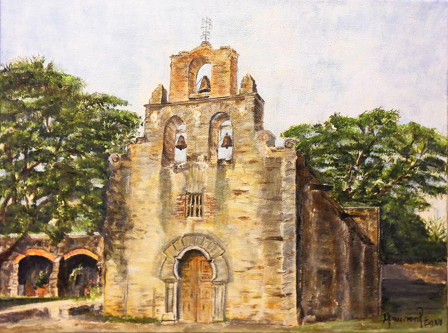 Mission Espada Painting By Maureen Pisano