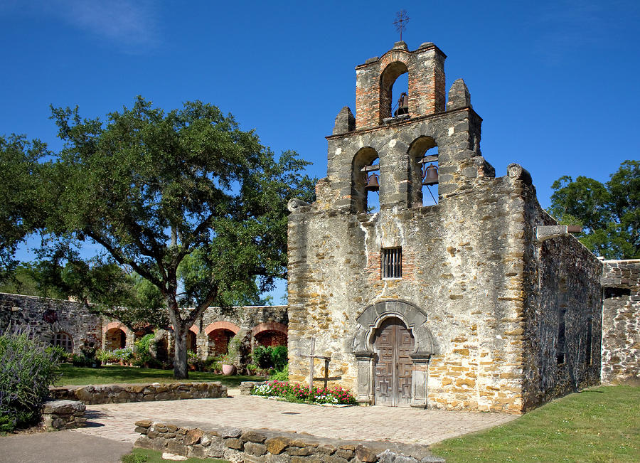 Mission Espada Photograph by VJ Lair