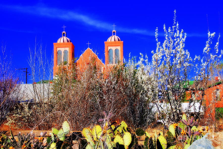 Mission in Silver City NM Photograph by Susanne Van Hulst