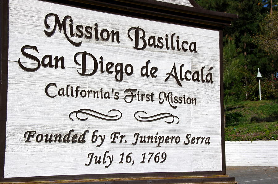 Mission San Diego Photograph by Jeff Lowe