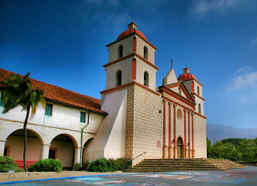 Architecture Photograph - Mission Santa Barbara II  by Steven Ainsworth