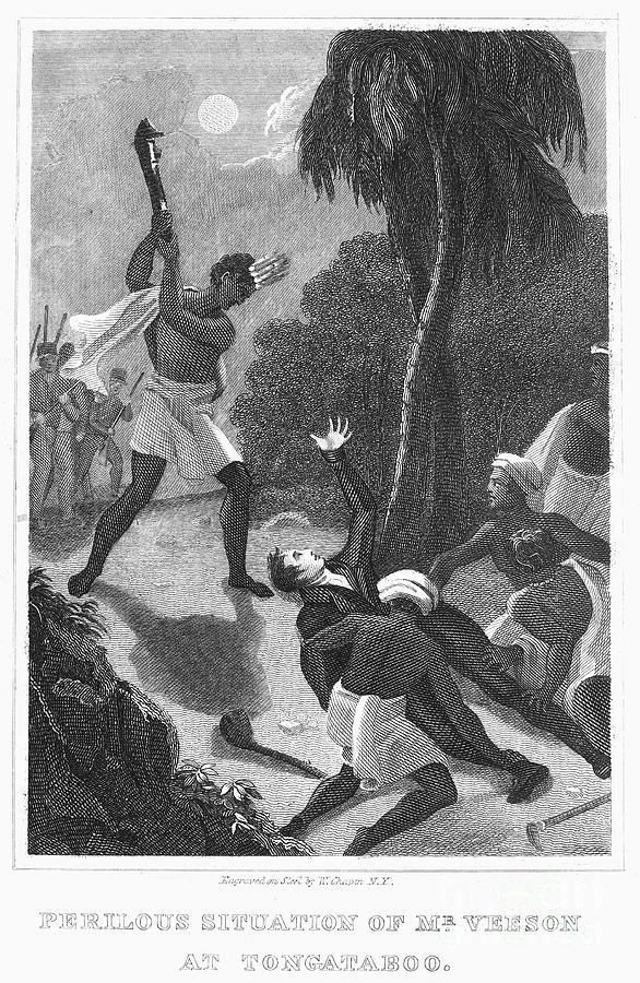 1797 Photograph - Missionary Attacked, 1797 by Granger