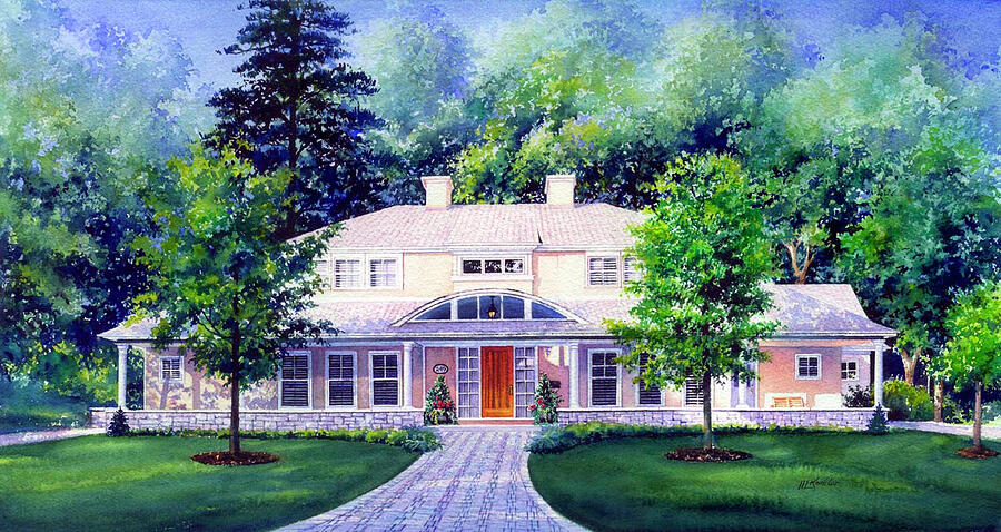 Mississauga Home Portrait Painting