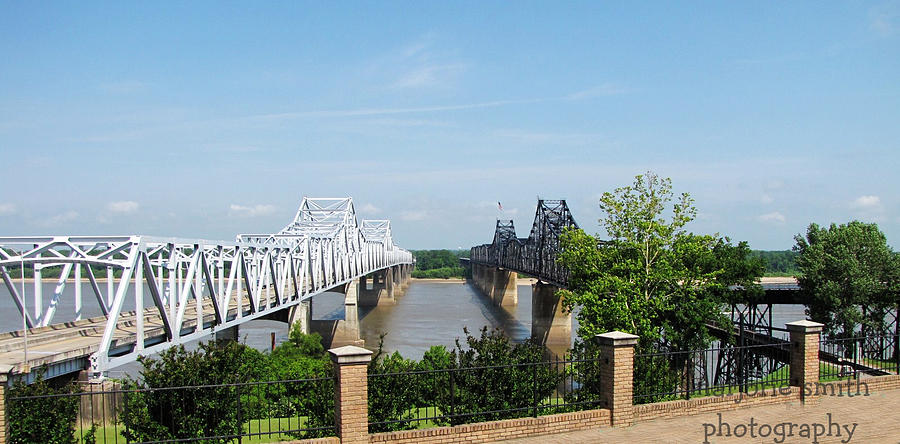 Mississippi Bridge Vicksburg MS. Photograph by Marjorie Smith - Fine ...