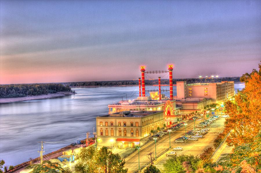 Mississippi River Casino-HDR Photograph by Barry Jones