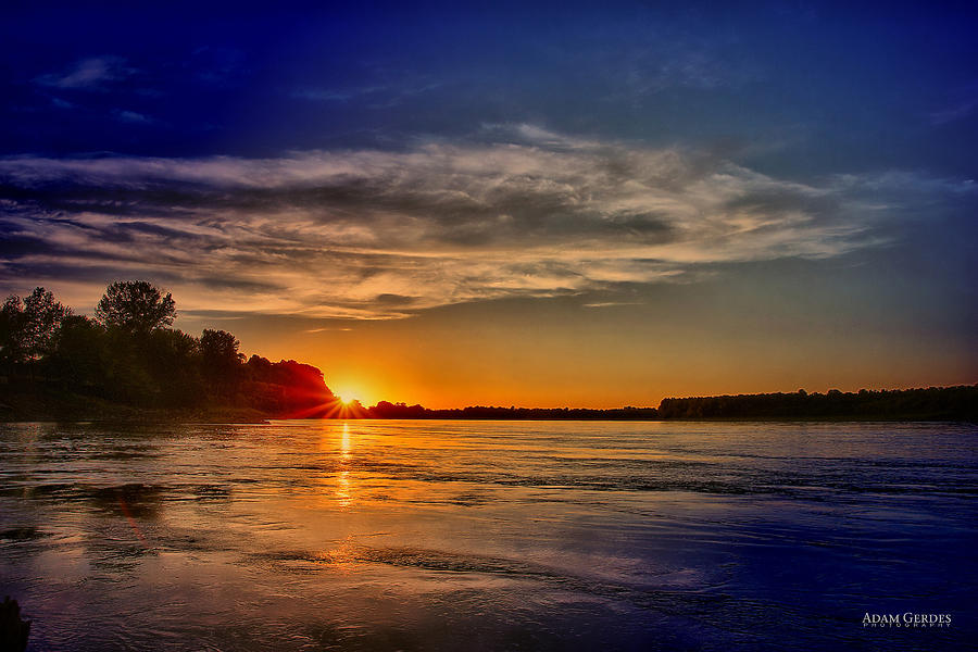 Missouri Sunset Hdr Photograph by Adam Gerdes