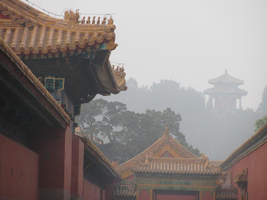 Mist In Forbidden City Photograph by Alfred Ng