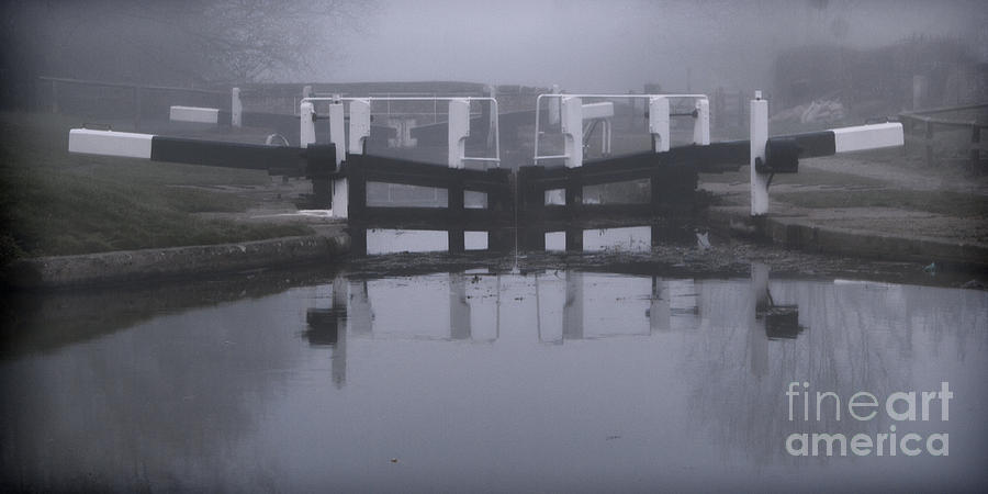 Mistly lock morning Photograph by Steev Stamford