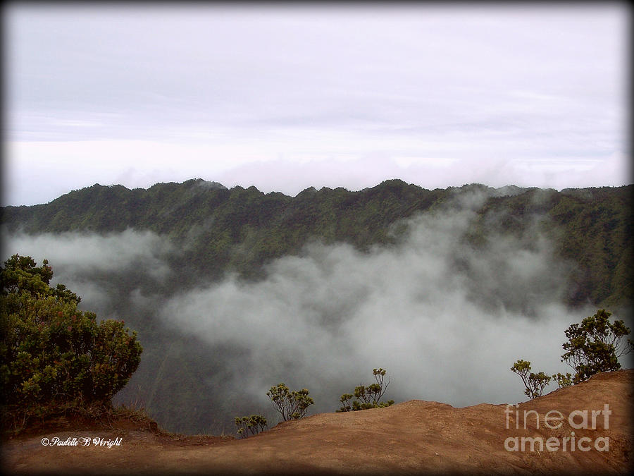 Mists From The Kalalau Valley Photograph by Paulette B Wright
