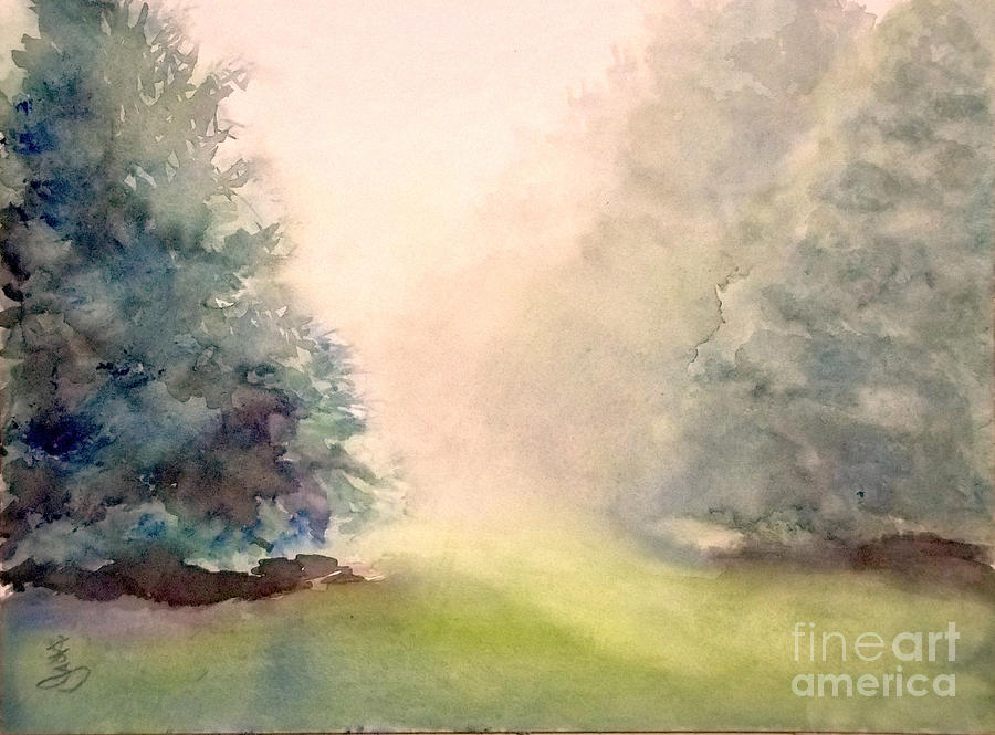 Misty Morning 2 Painting by Yoshiko Mishina