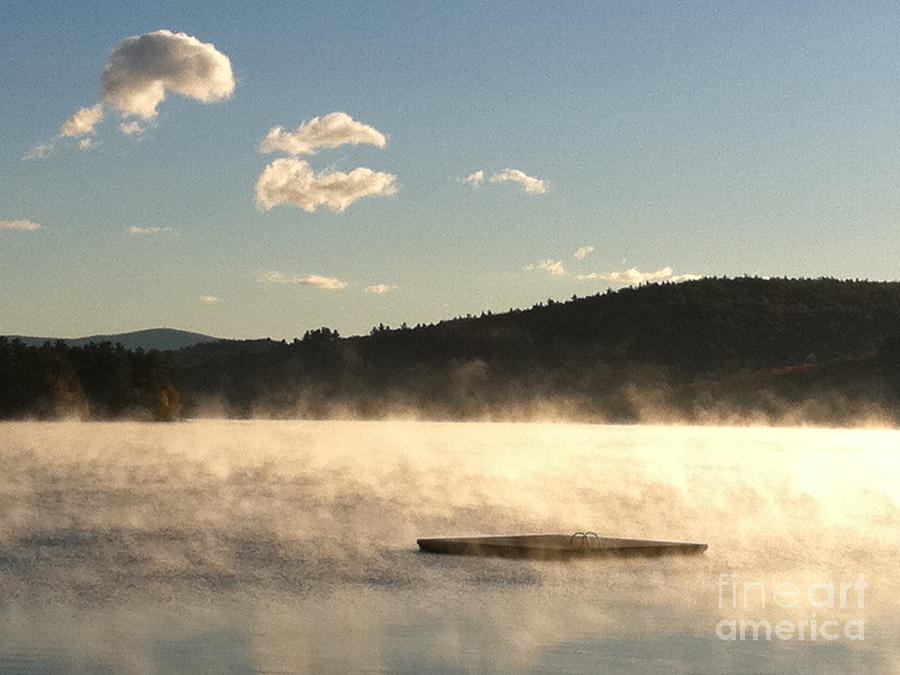 Mountain Photograph - Misty Morning by Jenny Chava Hudson