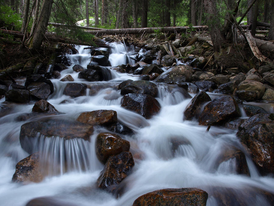 Misty Mountain Creek Photograph by DeeLon Merritt