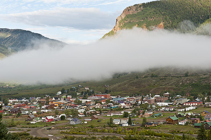 Misty Silverton Colorado Photograph by Melany Sarafis