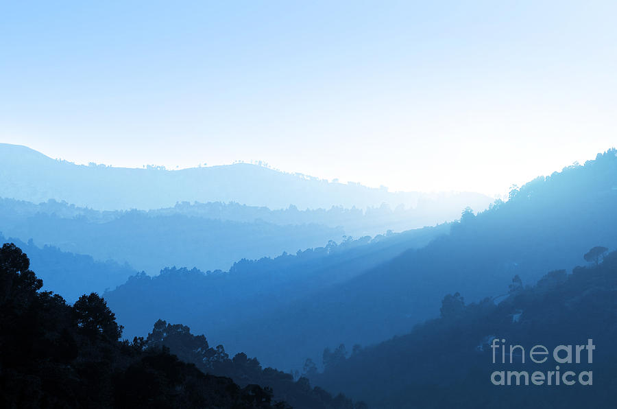Nature Photograph - Misty Valley by Carlos Caetano